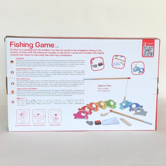 New in Box Classic World Wooden Fishing Game 3+🐟 - Picture 9 of 11